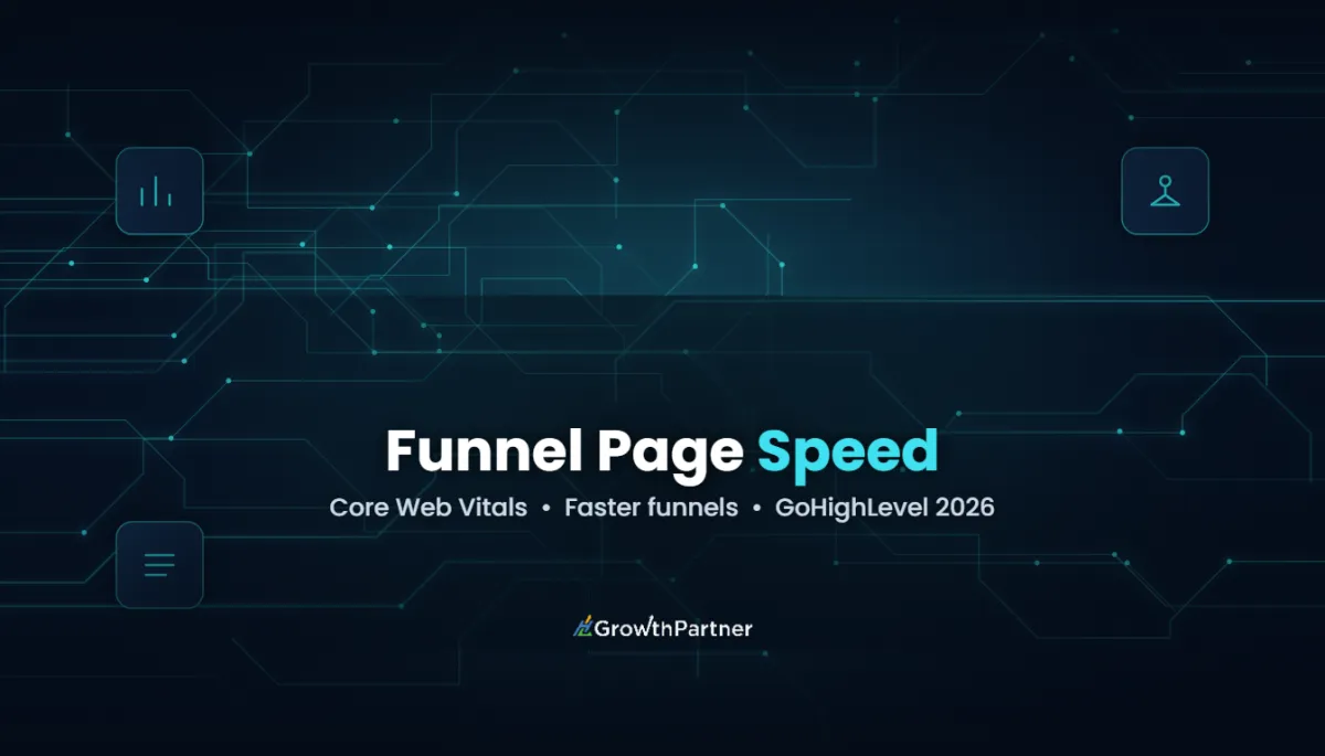 GoHighLevel Funnel Page Speed: Fix Slow Pages (2026) — HL Growth Partner, Dr Priya Jaganathan