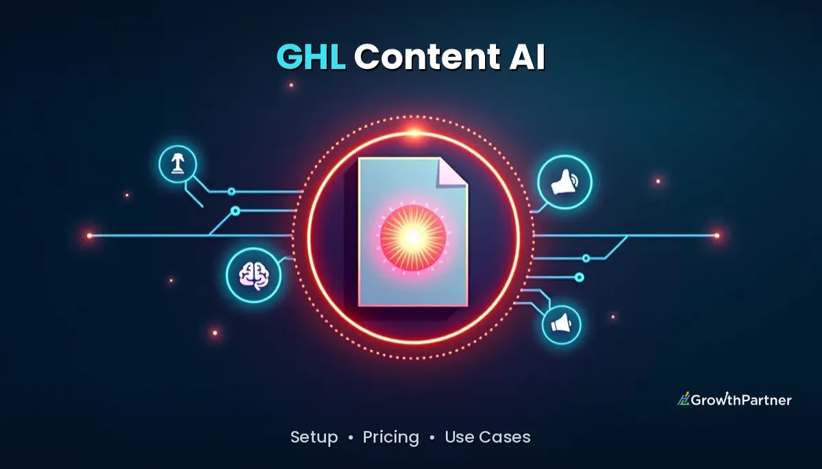GoHighLevel Content AI: Setup, Pricing & Use Cases (2026) — HL Growth Partner, Dr Priya Jaganathan
