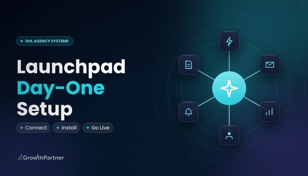 GoHighLevel Launchpad: Client Sub-Account Setup (2026) — HL Growth Partner, Dr Priya Jaganathan