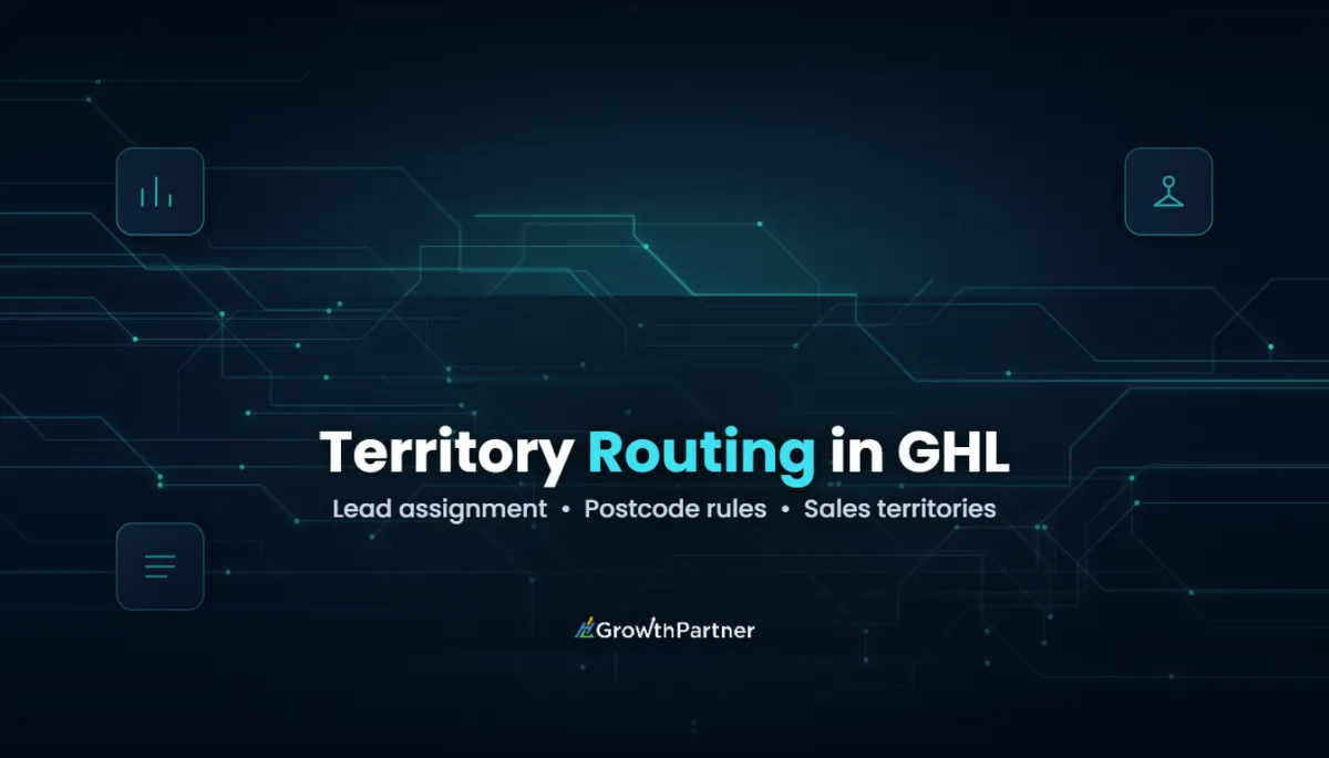 GoHighLevel Territory Routing: Lead Assignment (2026) — HL Growth Partner, Dr Priya Jaganathan
