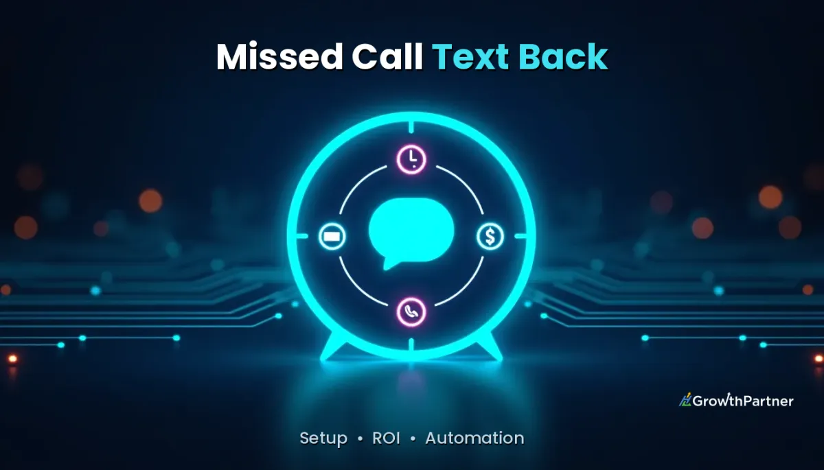 GoHighLevel Missed Call Text Back: Setup & ROI (2026) — HL Growth Partner, Dr Priya Jaganathan
