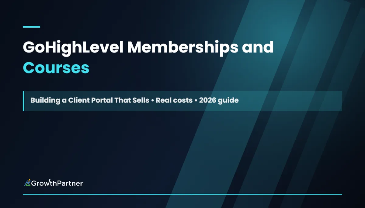 GoHighLevel Memberships and Courses Client Portal — HL Growth Partner, Dr Priya Jaganathan