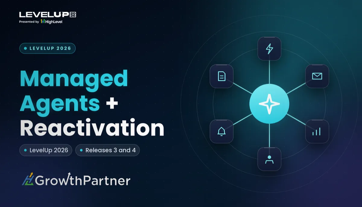 HighLevel Managed Agents, Outbound AI and Database Reactivation (LevelUp 2026): what it is, an example use case and how an agency can sell it