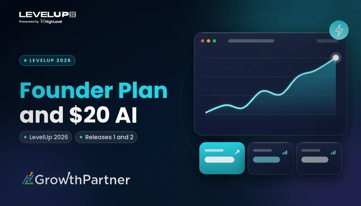 HighLevel Founder Plan and the $20 AI Employee Starter Plan (LevelUp 2026)
