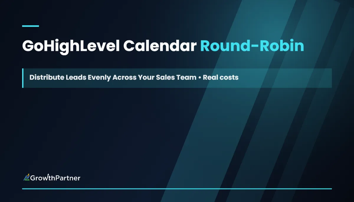 GoHighLevel Calendar Round-Robin: Distribute Leads Evenly Across Your Sales Team (2026) — HL Growth Partner, Dr Priya Jaganathan