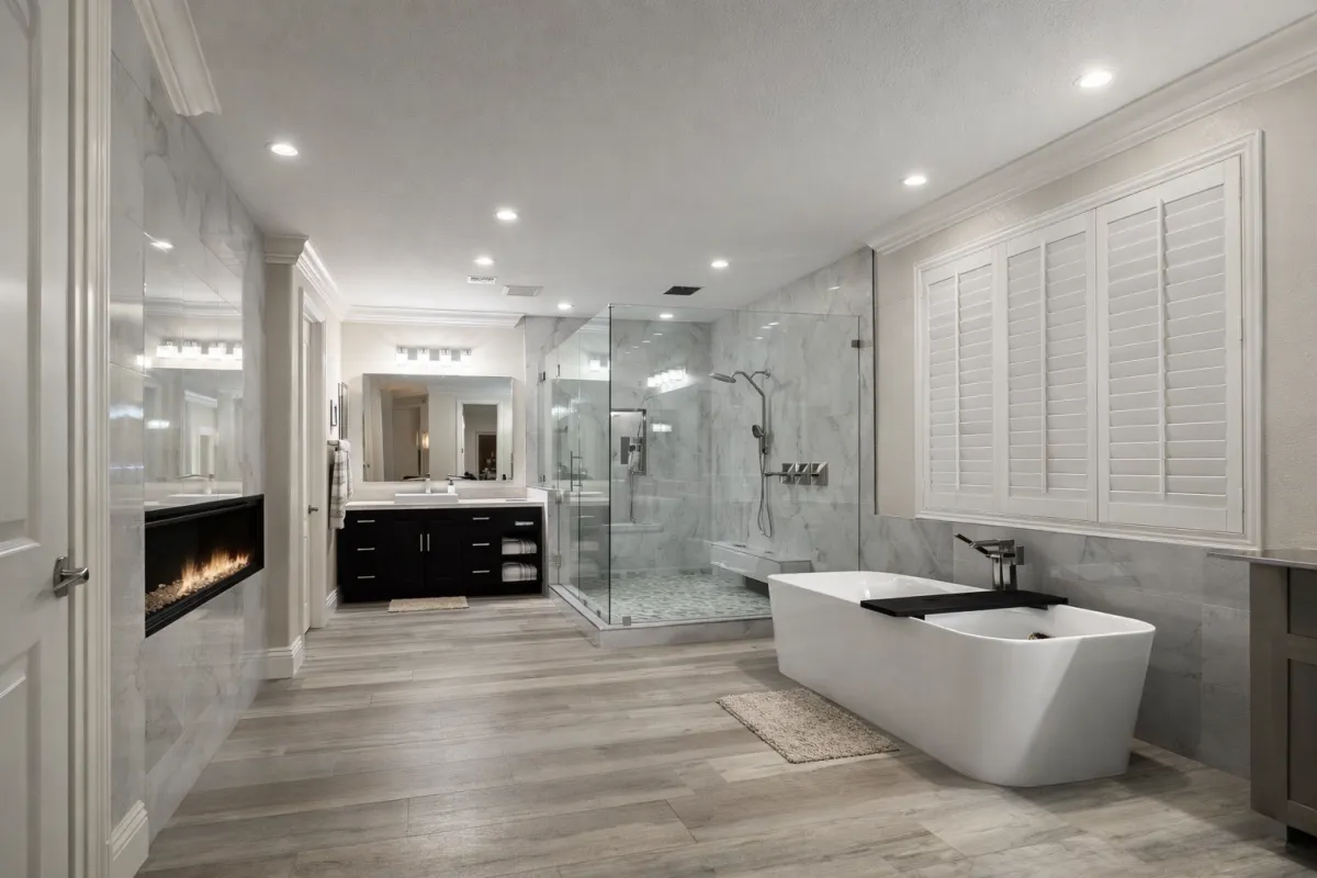 Unfinished concrete building in a dry, arid landscape.