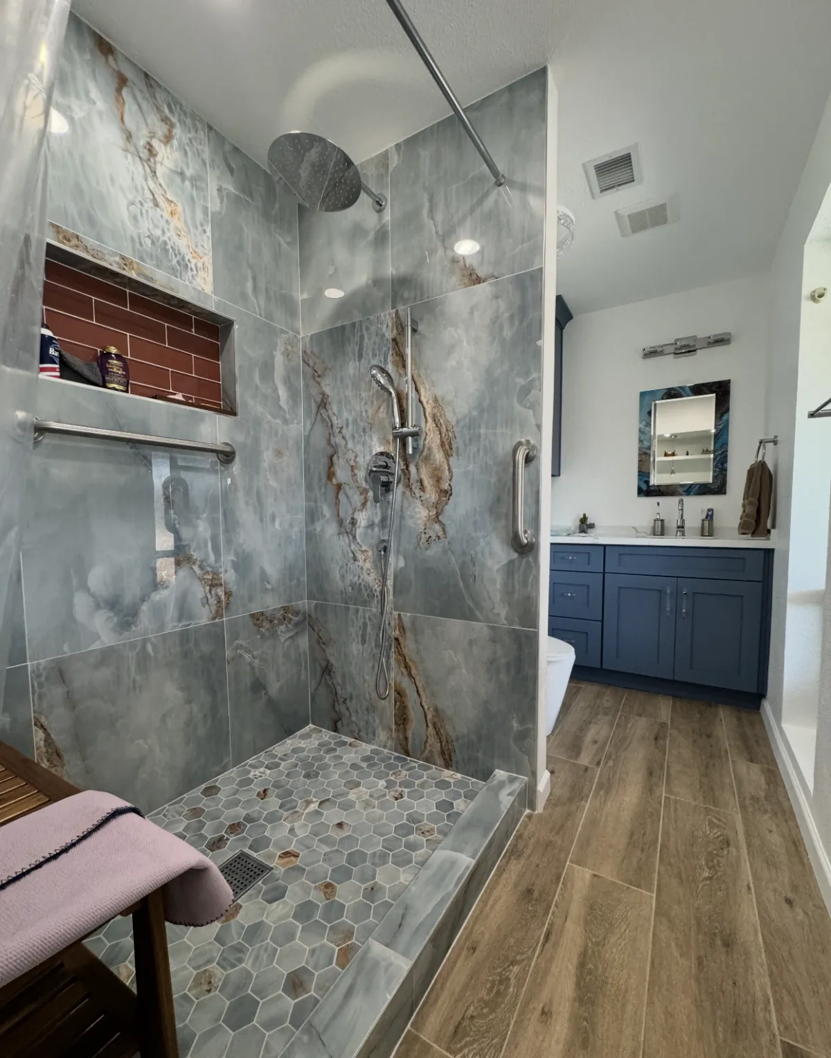 Unfinished concrete building in a dry, arid landscape.