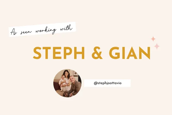 As Seen Working with Steph & Gian