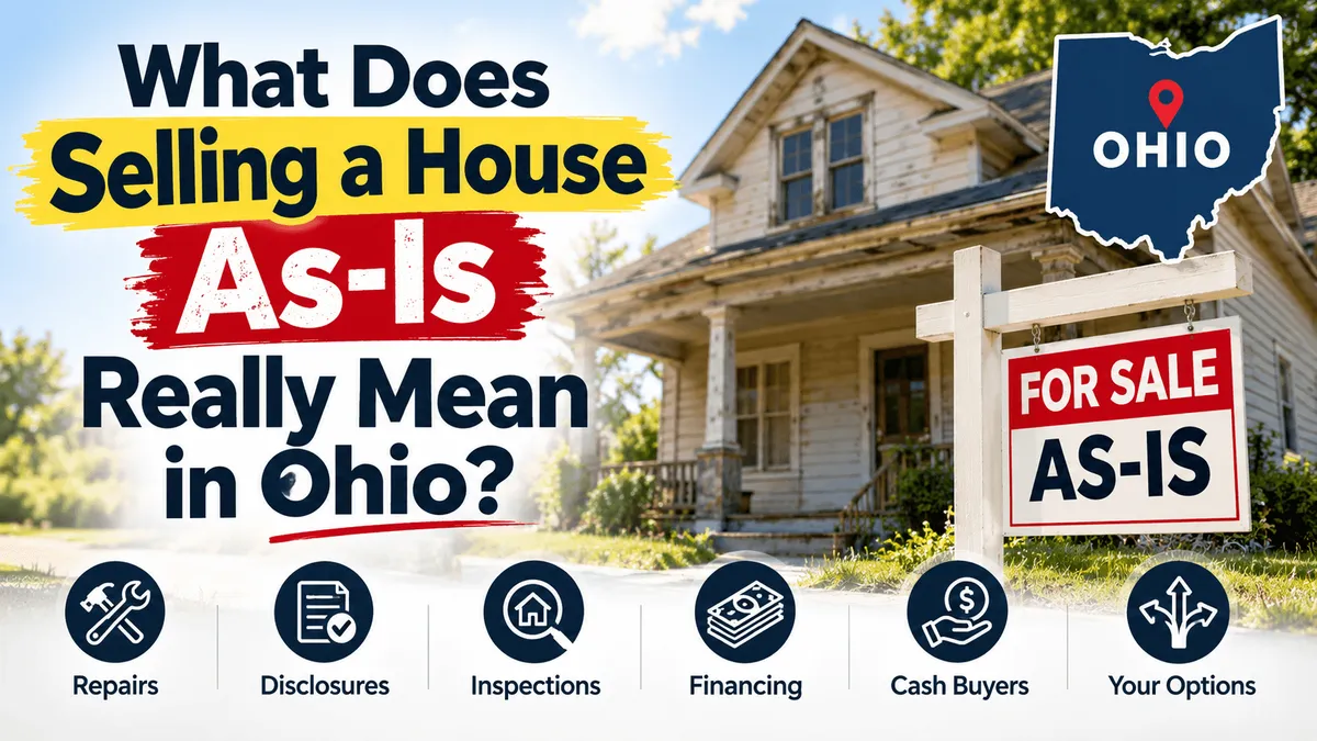 sell house as-is Ohio