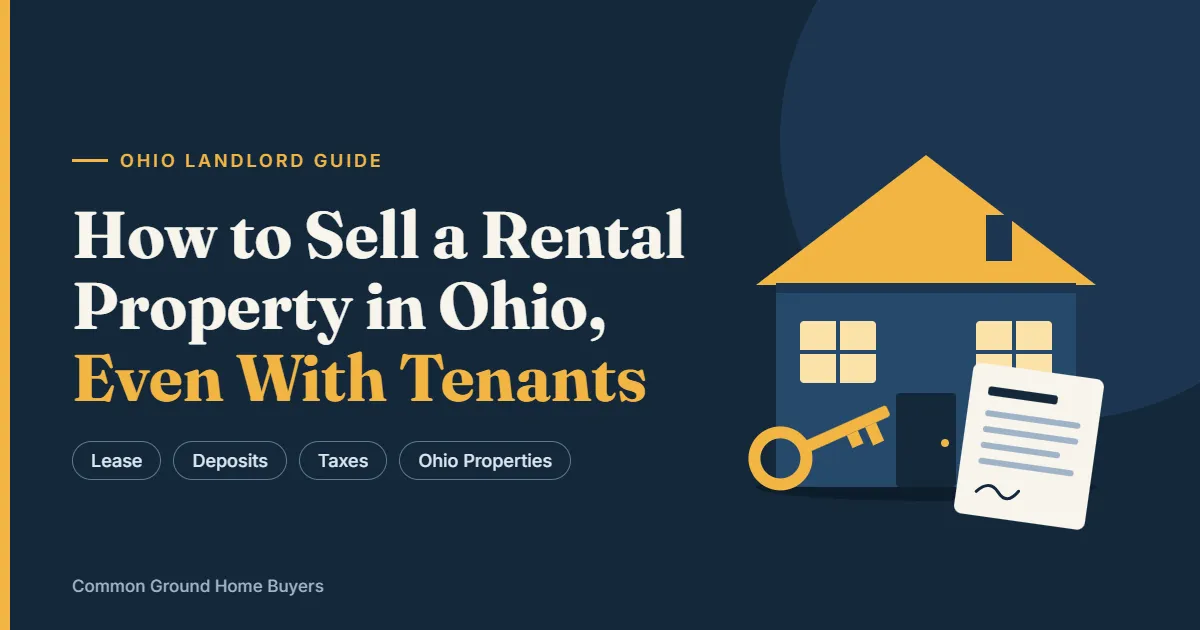 sell rental property as-is Ohio