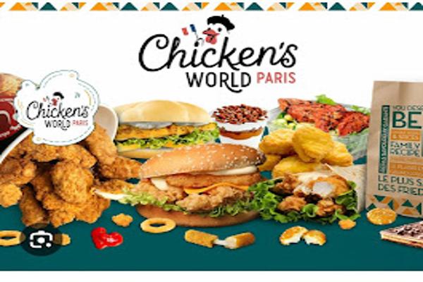 poulet frit burger halal paris 13 uber eats chicken world olympiades tolbiac