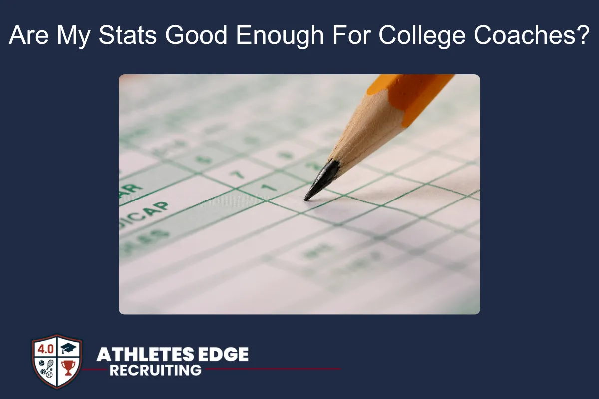 Are My Stats Actually Good Enough for College Coaches?