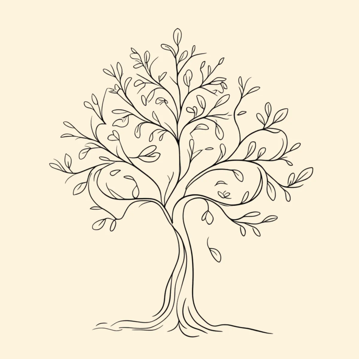 Tree icon – wellness retreats and nature therapy