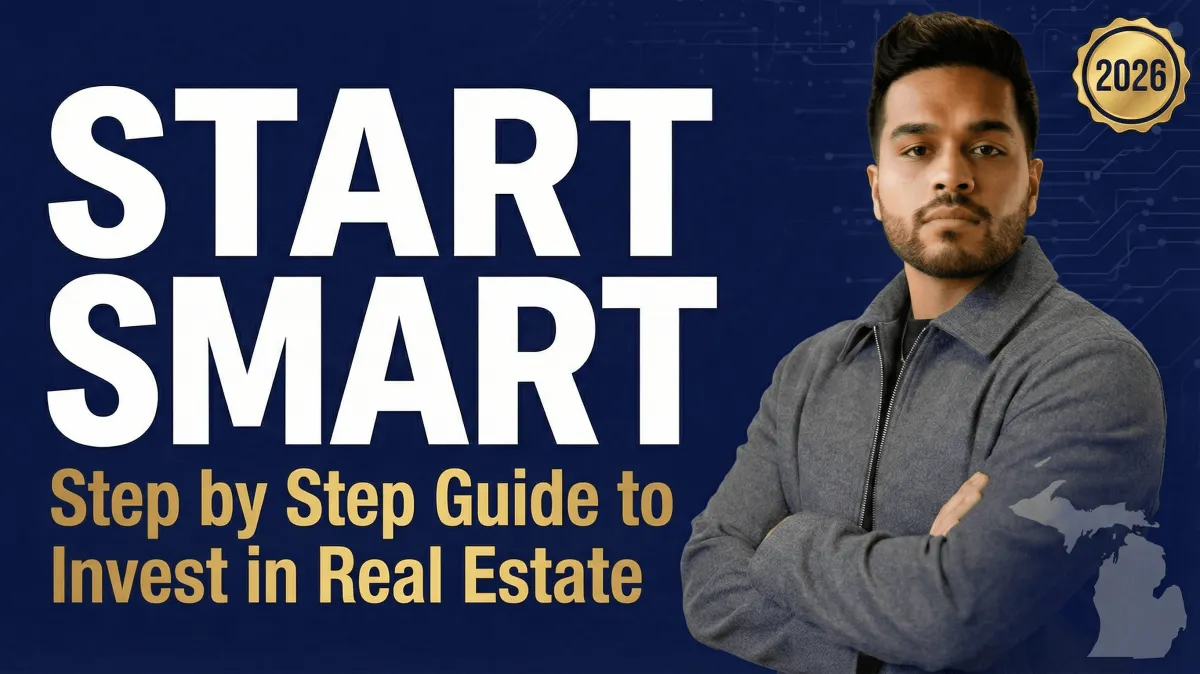 Ajay Das explaining Michigan real estate investing strategies and Detroit cap rates