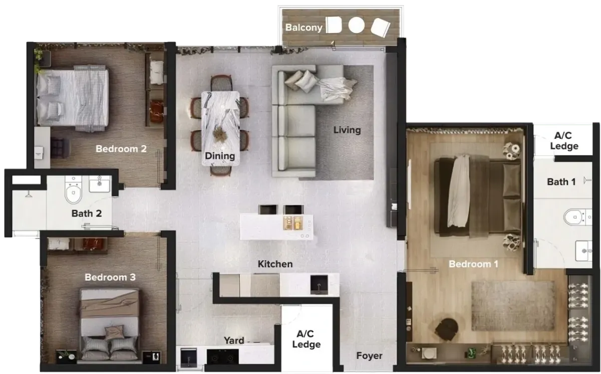 EXSIM queenswoodz bukit jalil layout