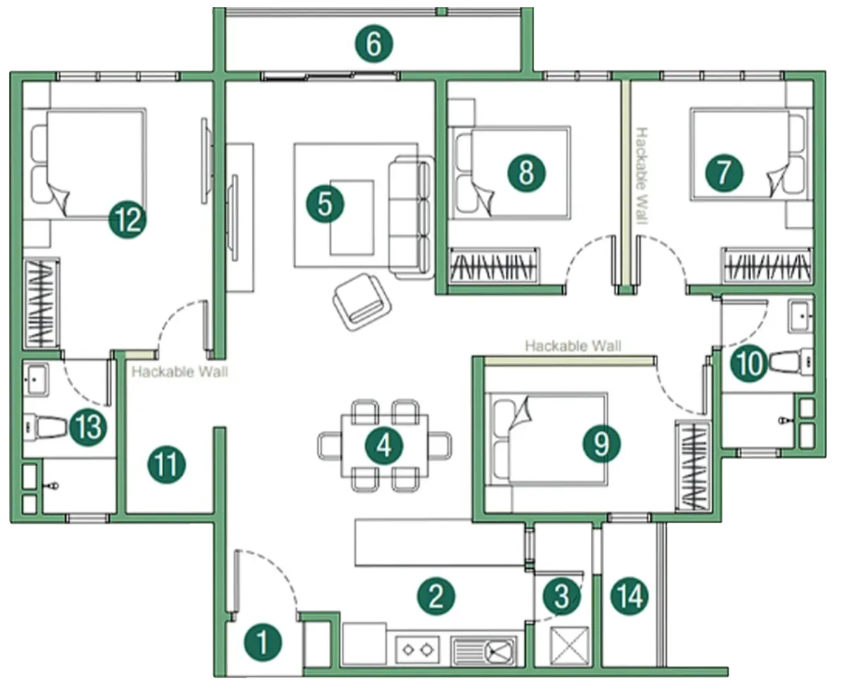 EXSIM queenswoodz bukit jalil layout