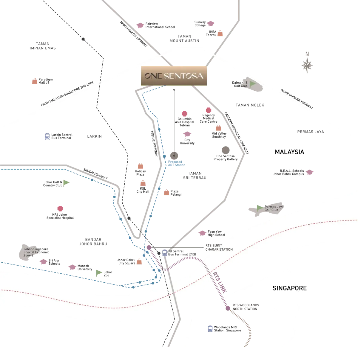 TSLAW Skyline One Sentosa Johor RTS CIQ layout