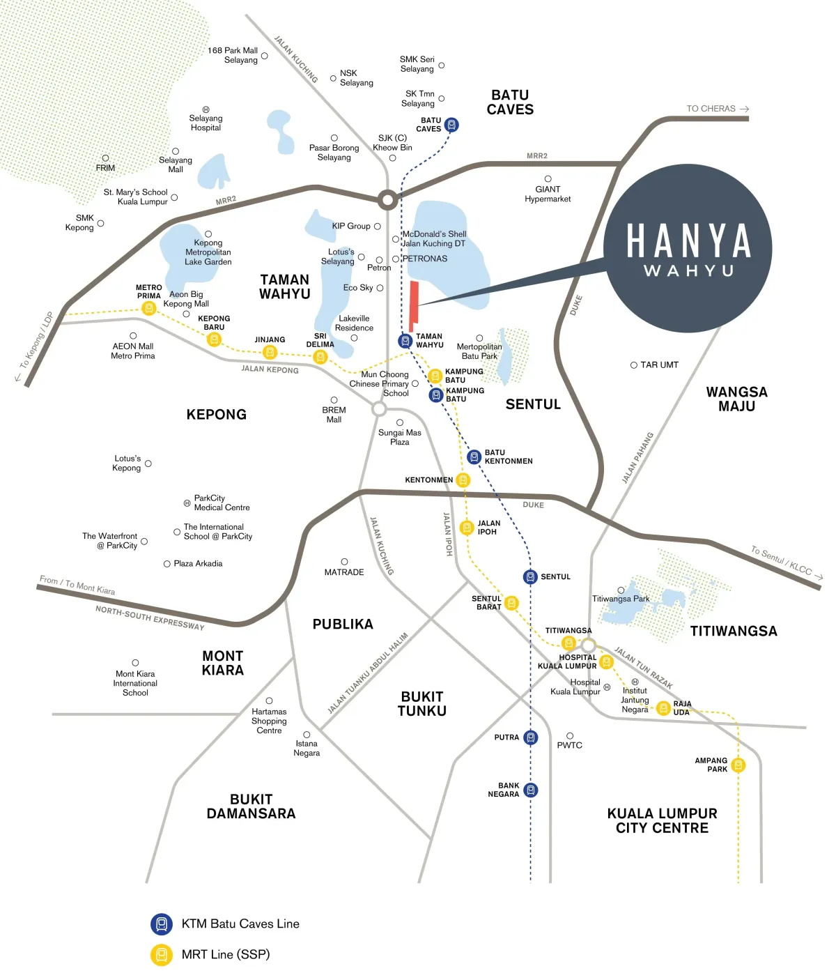 HANYA WAHYU TSLAW KL NORTH KEPONG NEW PROJECT LOCATION MAP