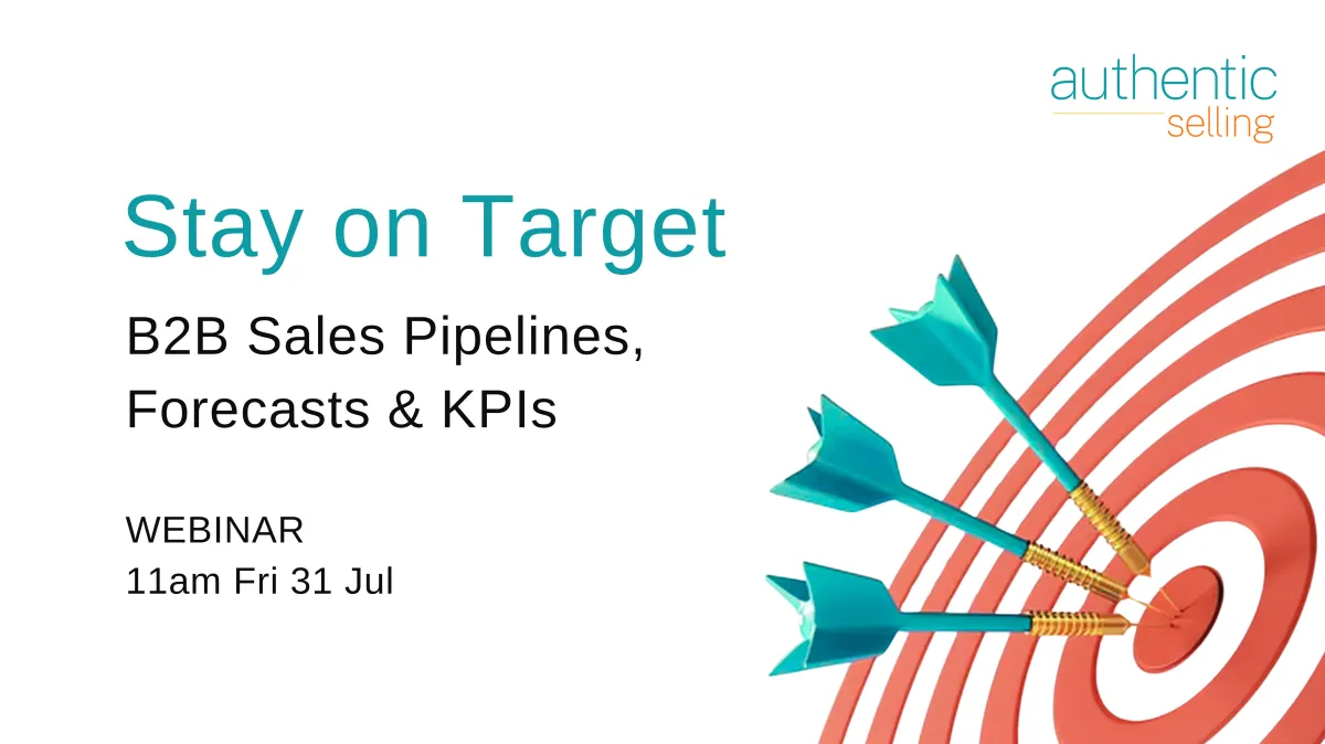 Selling as a Human in the Age of AI Webinar | Authentic Selling