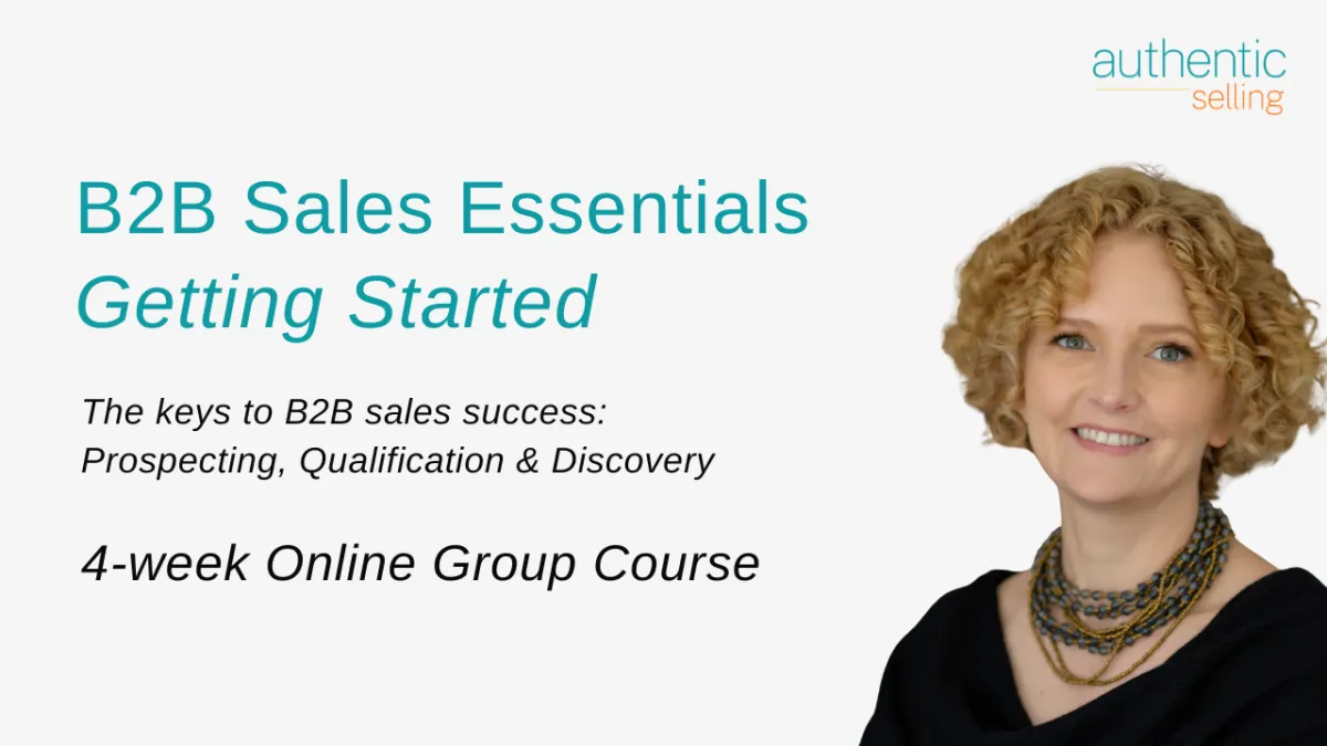 B2B Sales Esssentials | 4-week B2B Sales Course