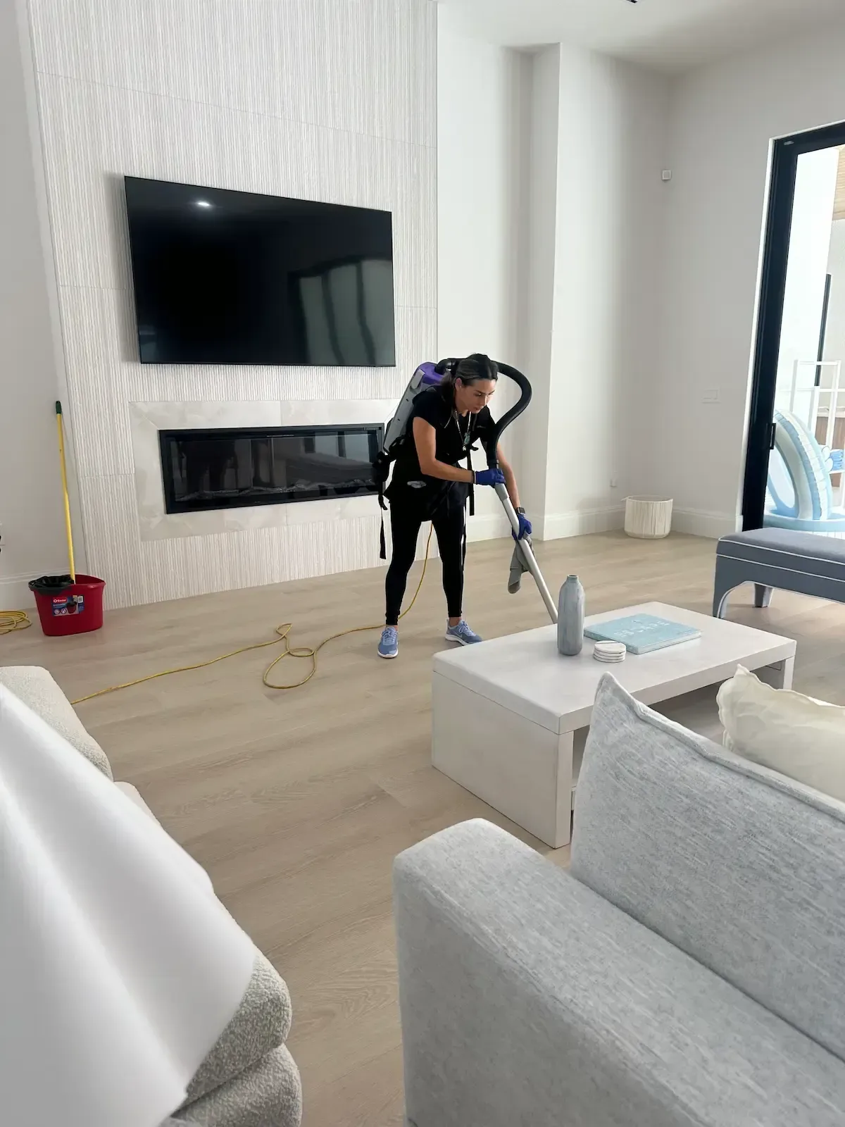 Residential house cleaning