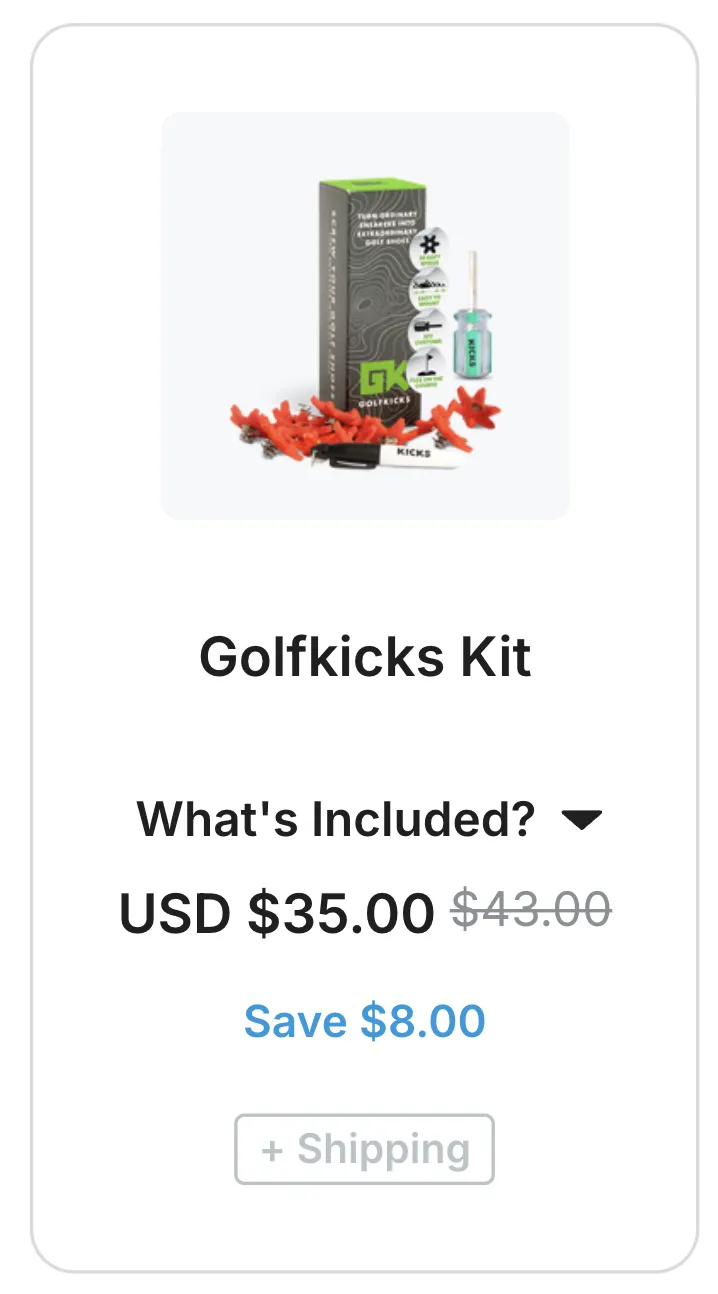 Golf Kicks
