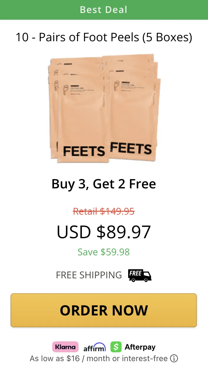 Foot Peel Mask