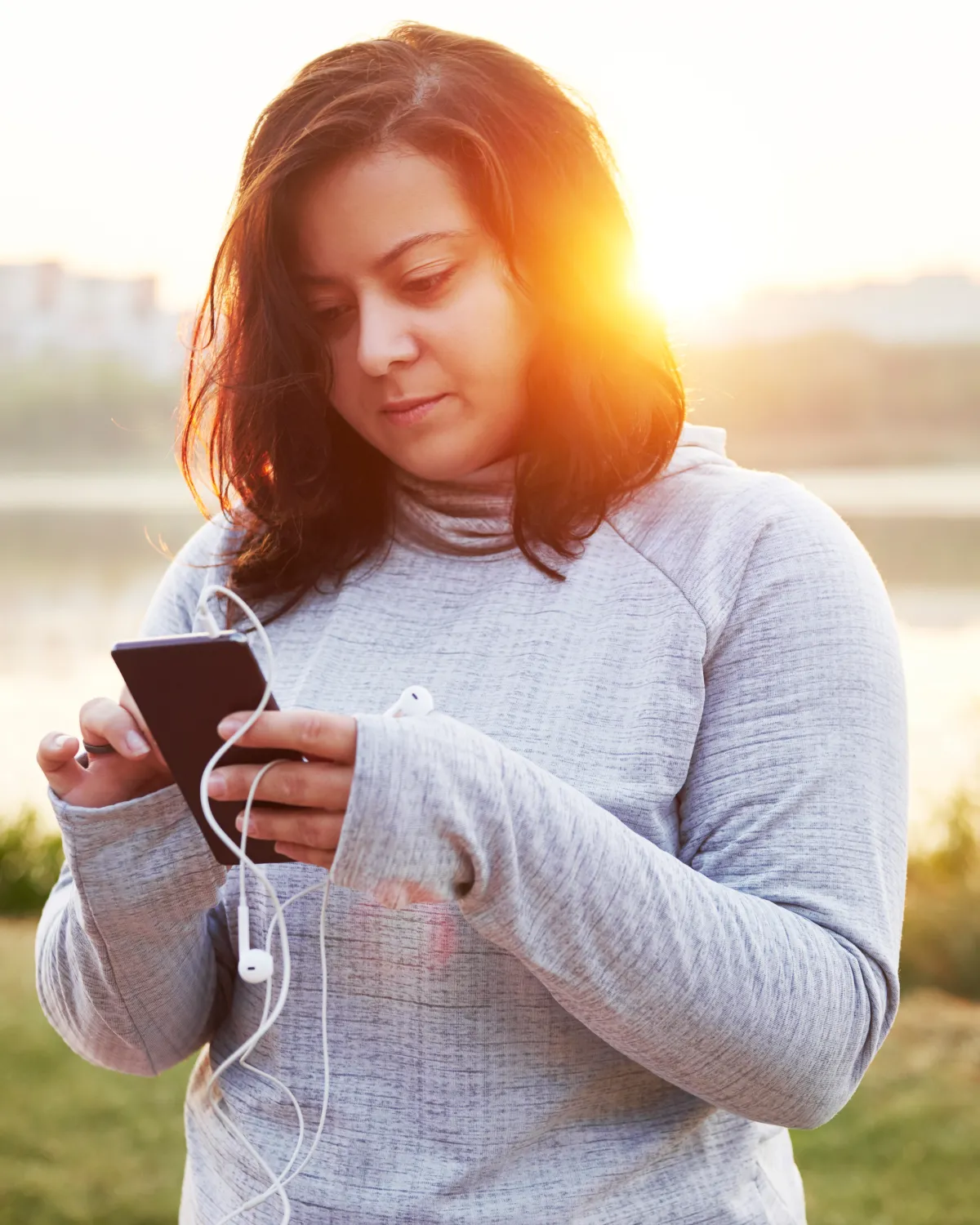  "Mobile device displaying Rhode Island AI's voice and text assistant chatbot."​