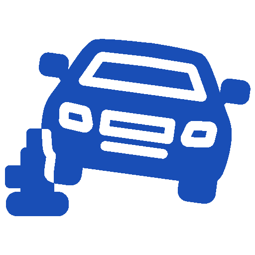 Lube King Express engine repair icon - engine block symbol 