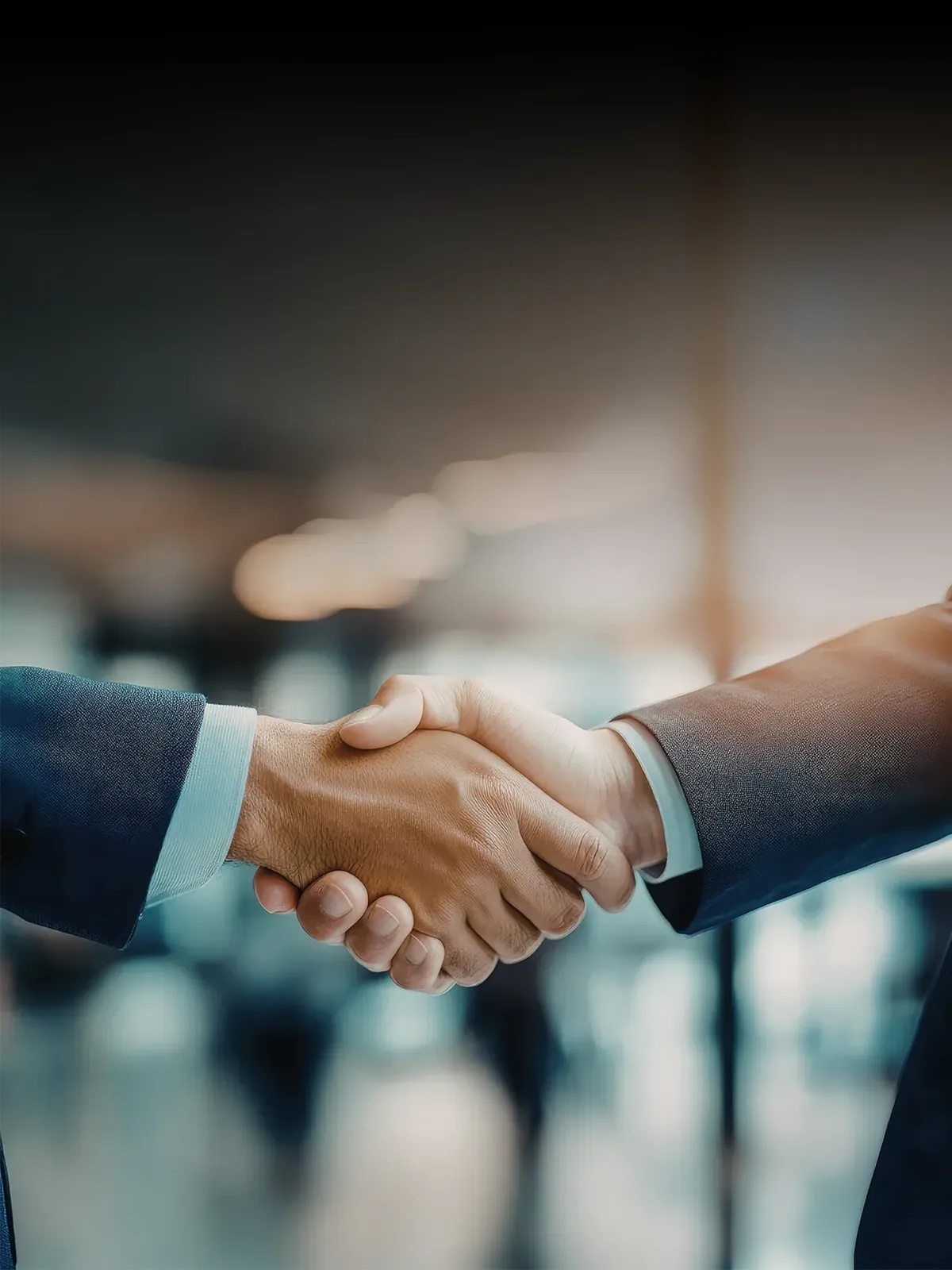 Shaking hands
