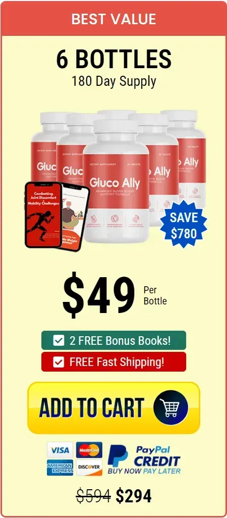 gluco ally buy now 6 bottles