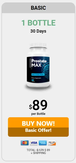 Prostate Max 1bottle pack