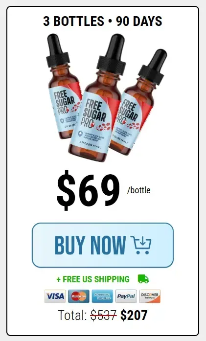 Free Sugar Pro 3 bottle buy