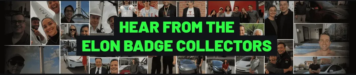 Elon Musk Badges reviews