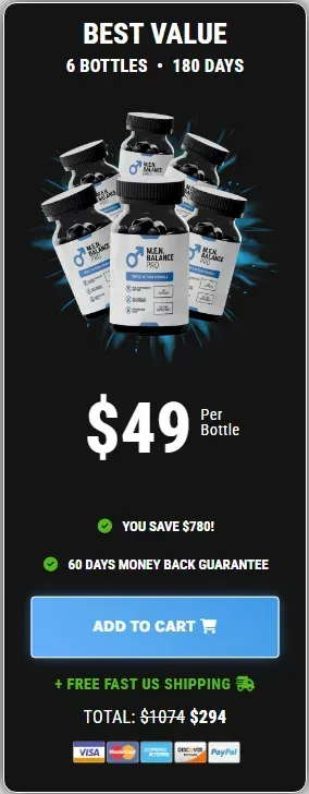 M.E.N. Balance Pro 6 bottle buy