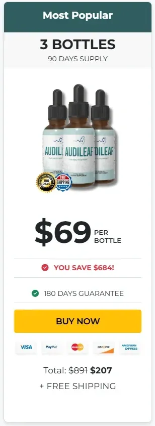 AudiLeaf buy 3 bottle