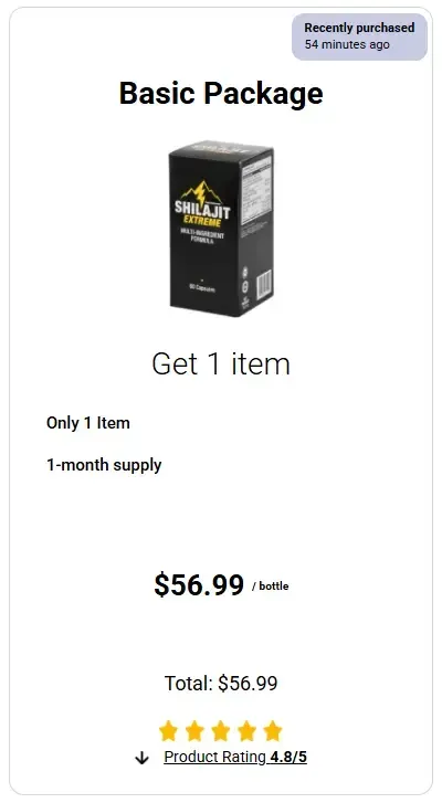 Shilajit Extreme official website