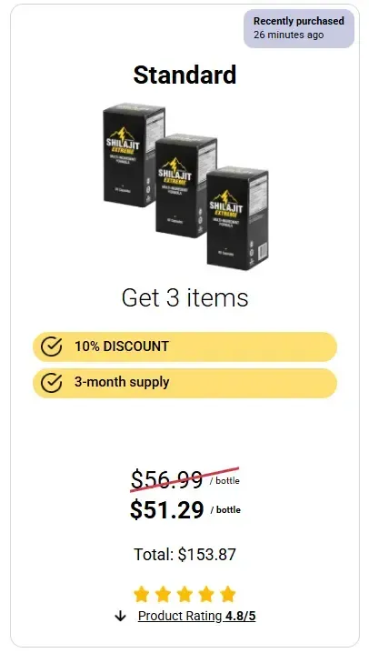 Shilajit Extreme order