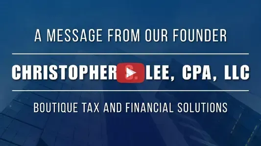 Christopher S. Lee, CPA, LLC introducion youtube video
