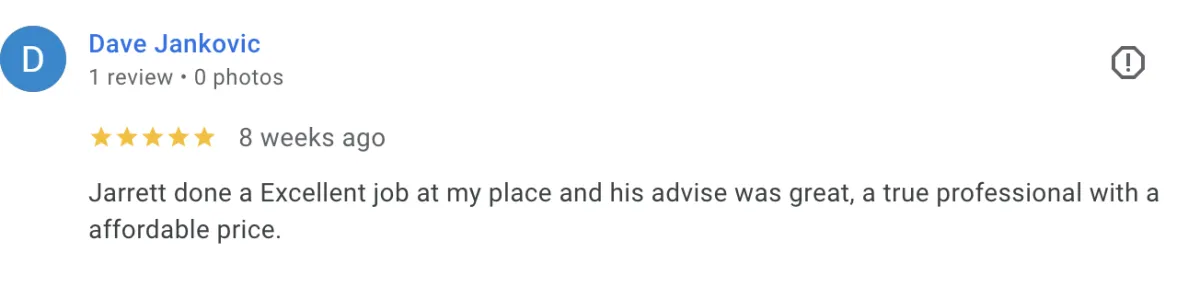 5 star google review screenshot 23