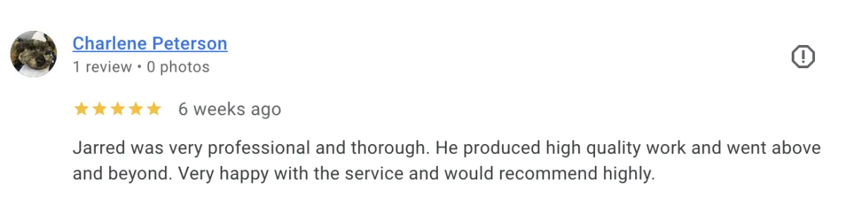 5 star google review screenshot 17