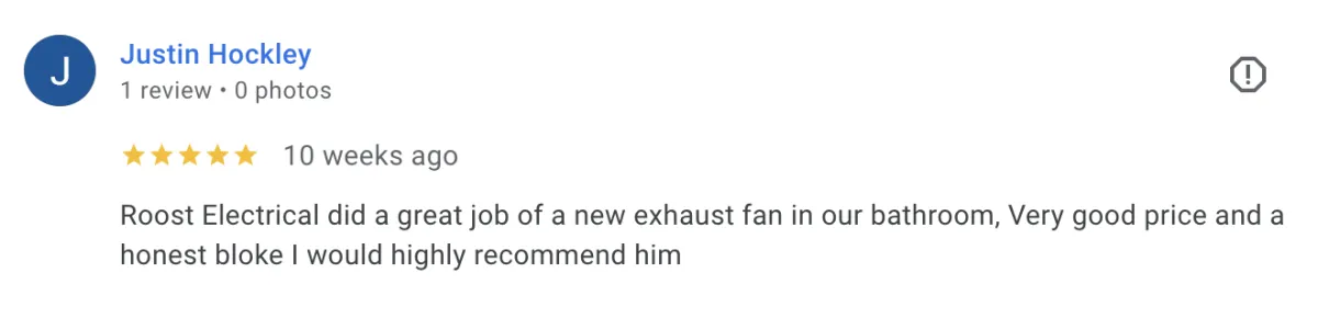 5 star google review screenshot 25