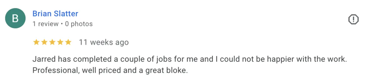 5 star google review screenshot 18