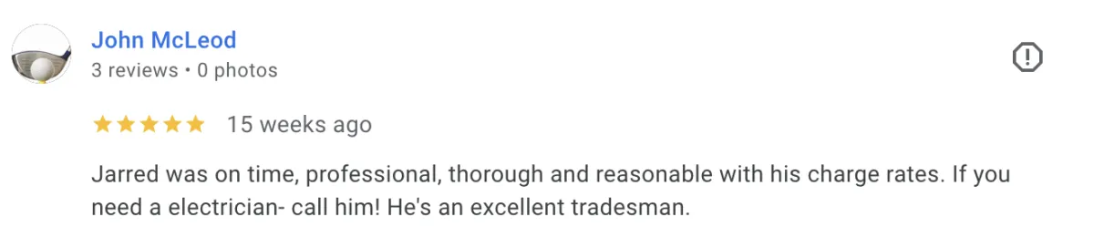 5 star google review screenshot 10