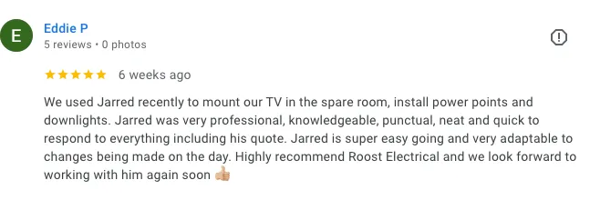 5 star google review screenshot 13