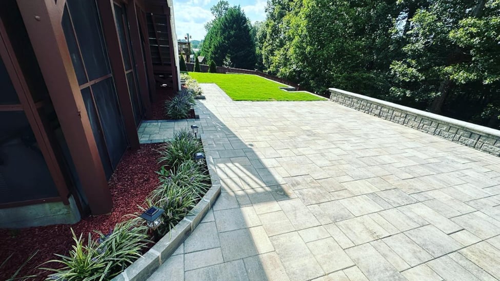 paver patio installation by a paver patio  contractors in Durham, NC