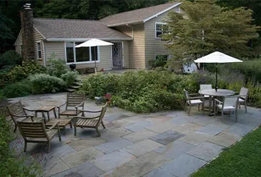 Paver patio installation in Durham, NC