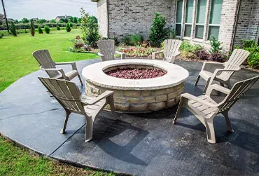 Outdoor fireplace and fire pit repair in Durham, NC