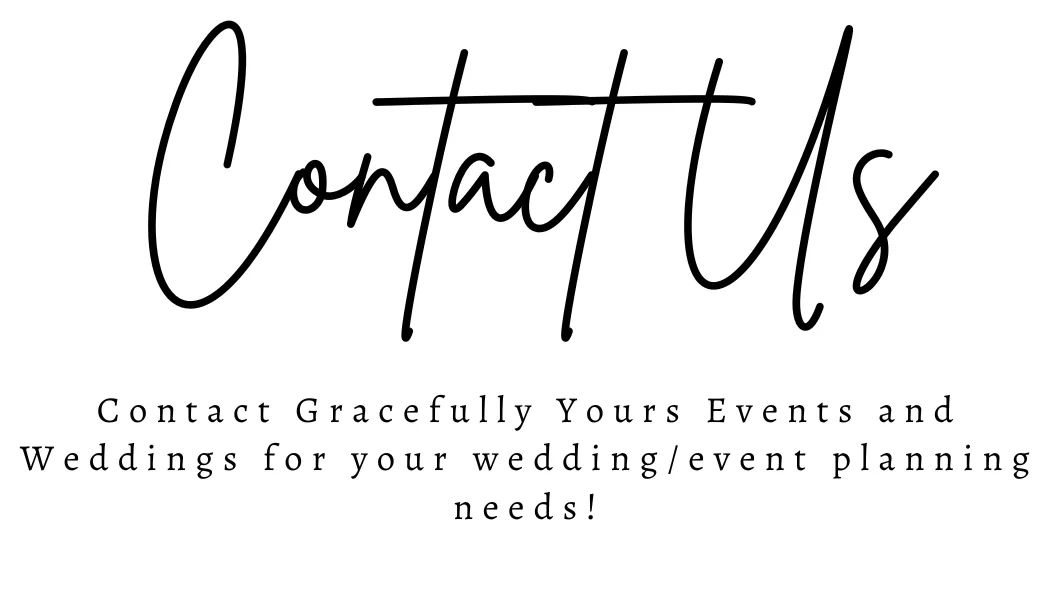 Contact Gracefully Yours Events And Weddings