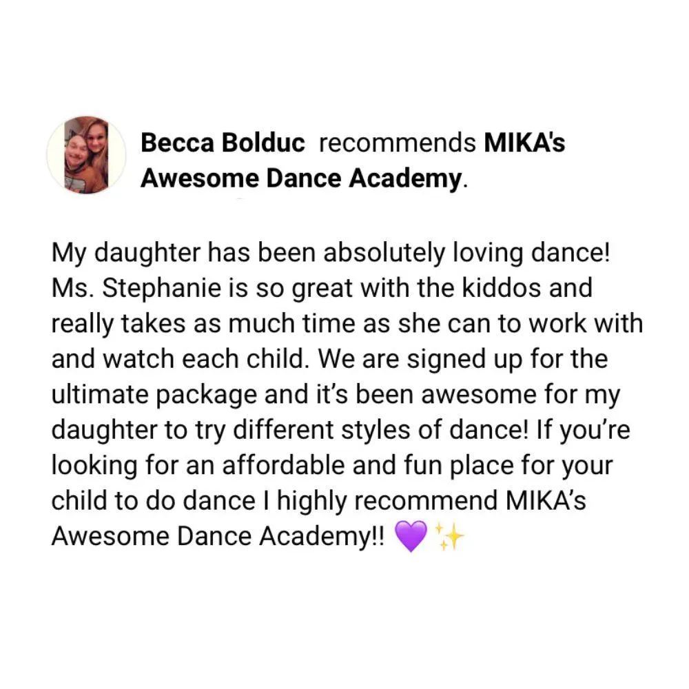 Review for MIKA's Awesome Dance Academy